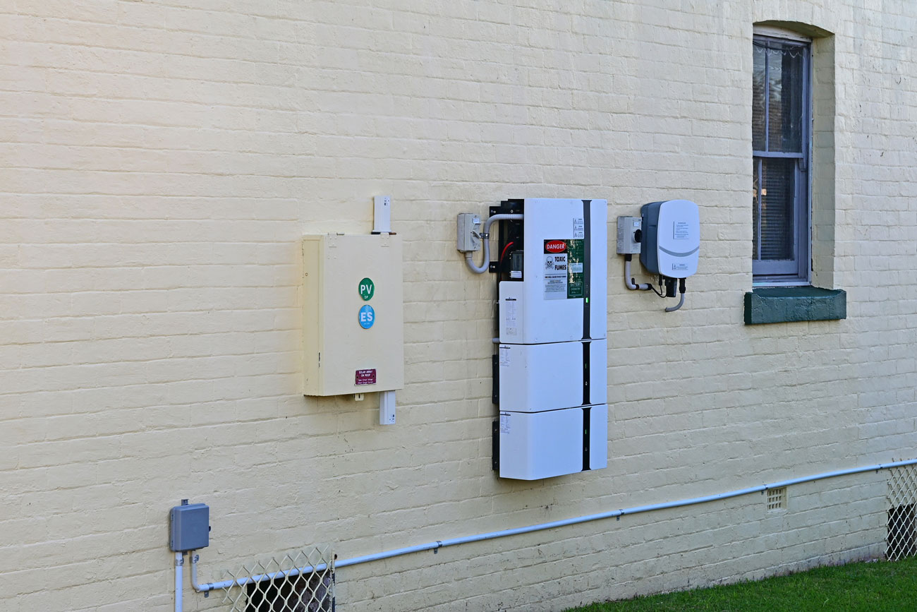 EV charger install with dedicated circuit and wall-mounted unit by B-Line Electric LLC